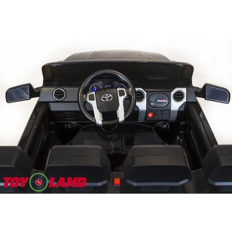 Детский электромобиль ToyLand TOYOTA TUNDRA MINI черный - Фото 8