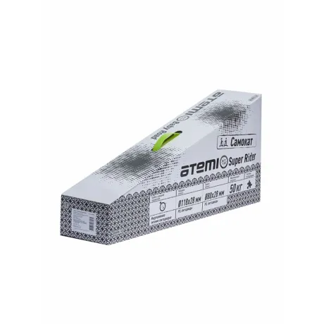 Самокат детский Atemi Super Rider колеса (118/80 мм), AKC02B, светодиоды перед, ЗЕЛЕНЫЙ - Фото 5