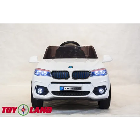 Электромобиль ToyLand BMW X5 белый - Фото 2
