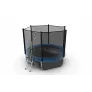 Батут с внешней сеткой и лестницей EVO JUMP External 8ft (Blue) + нижняя сеть - Фото 5