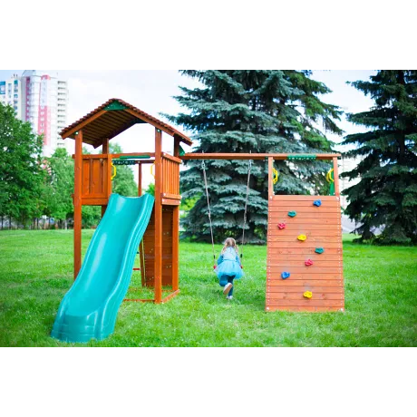 Детские городки Jungle Cottage + Climb Module X'tra - Фото 2