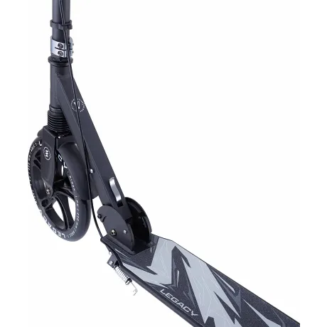 Самокат 2-колесный Legacy 250/200 мм, ручной тормоз, черный - Фото 4