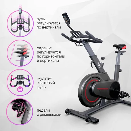 Велотренажер Everyfit 911M, спин-байк - Фото 3