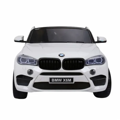Детский электромобиль RiverToys BMW X6 M JJ2168 (красный, белый, черный) - Фото 2