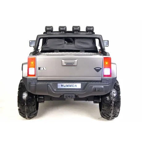 Электромобиль RiverToys HUMMER A777MP Silver - Фото 7