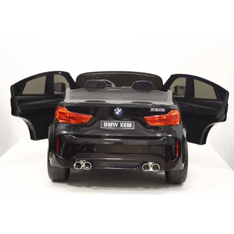 Электромобиль RiverToys BMW-X6-M-JJ2168 (черный глянцевый) - Фото 10