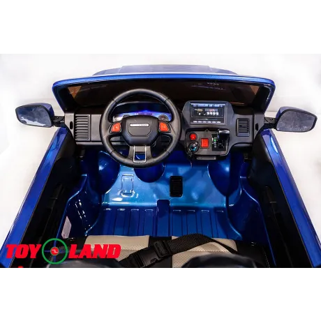 Электромобиль джип ToyLand Range Rover XMX 601 синий - Фото 7