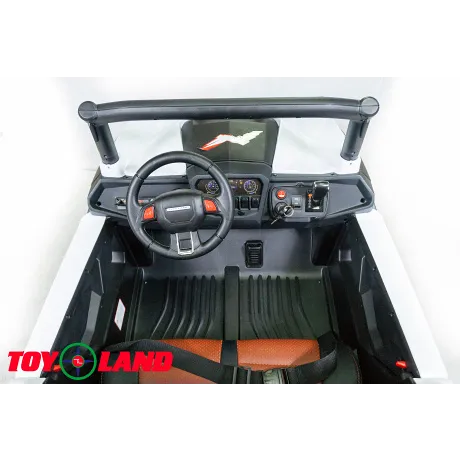 Электромобиль ToyLand Багги ХМХ603 4х4 белый - Фото 8