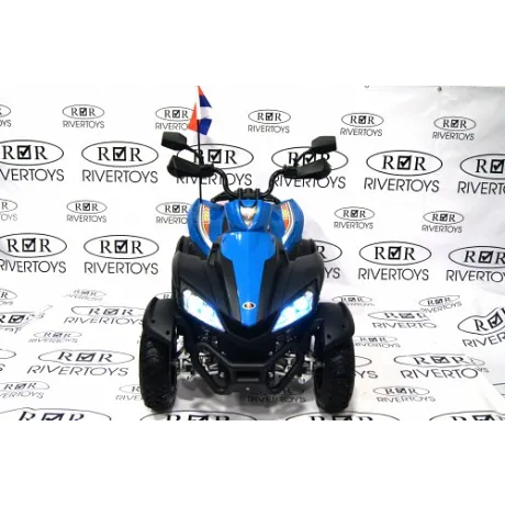 Квадроцикл RiverToys Р333РР синий - Фото 3
