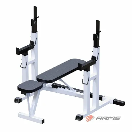 Скамья жимовая со стойками ARMS AR004.1