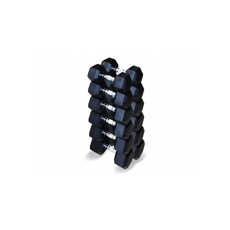 Набор гексагональных гантелей Original Fittools 6 пар от 12,5 до 25 кг