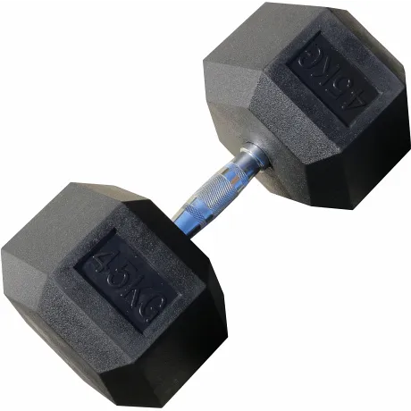 Гантель гексагональная обрезиненная ZSO, 45 кг - Фото 2