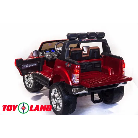 Электромобиль ToyLand Ford Ranger 2017 4x4 красный - Фото 6