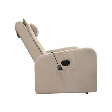 Массажное кресло реклайнер с механическим приводом FUJIMO COMFORT CHAIR F3005 FMF Ваниль (Sakura 4) - Фото 7