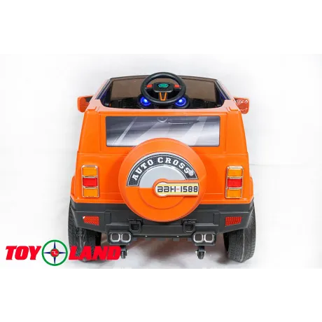 Электромобиль ToyLand Hummer BBH1588 оранжевый - Фото 7