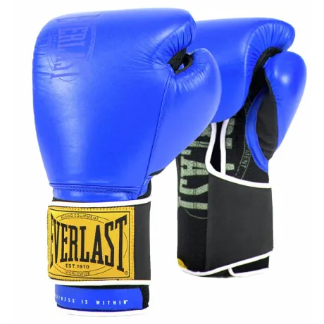Перчатки тренировочные Everlast 1910 Classic 14oz син
