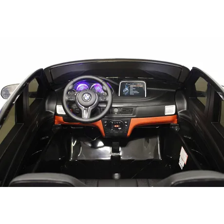 Электромобиль RiverToys BMW-X6-M-JJ2168 (черный глянцевый) - Фото 7