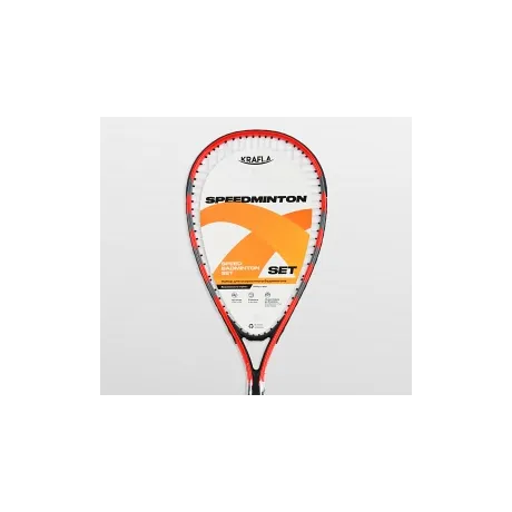 KRAFLA S-SP500 Набор для спидминтона: ракетка (2шт), волан (3шт), чехол - Фото 8