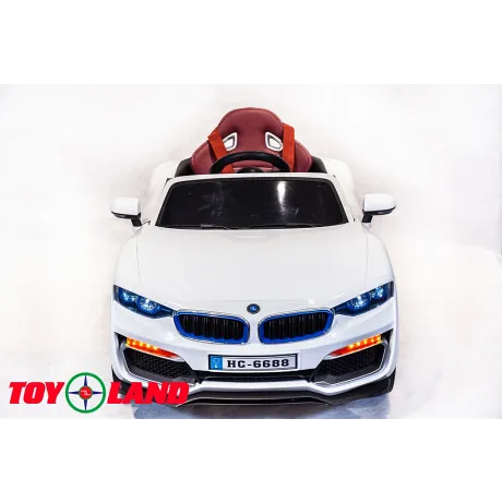 Легковой электромобиль ToyLand BMW HC 6688 белый - Фото 3