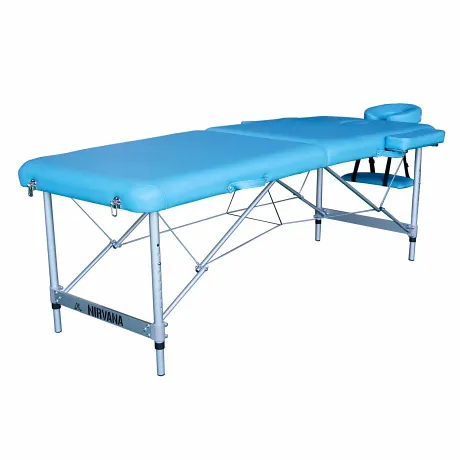 Массажная кушетка складная DFC NIRVANA Elegant Luxe (Light Blue)