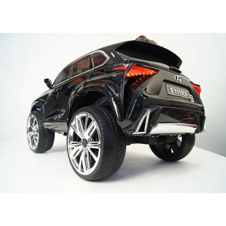 Электромобиль RiverToys Lexus Е111КХ BLACK-GLANEC - Фото 11