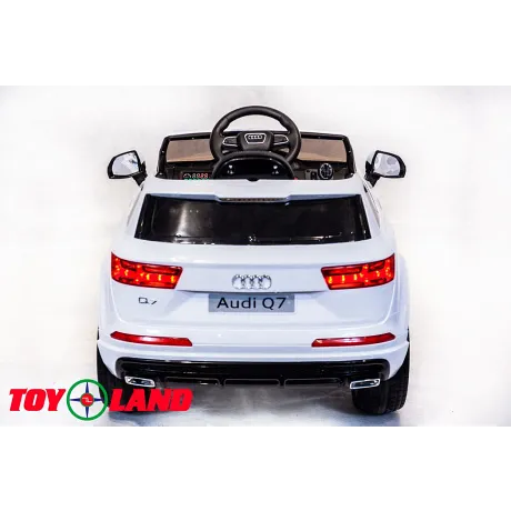 Электромобиль ToyLand Audi Q7 белый - Фото 5