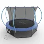Батут с внутренней сеткой и лестницей EVO JUMP Internal 12ft (Blue) + нижняя сеть - Фото 4