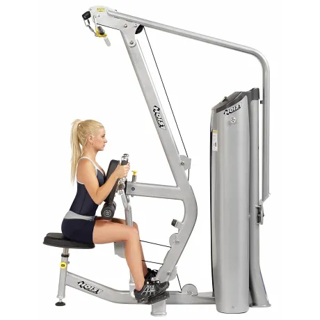 Тяга сверху, Гребная тяга с упором на грудь HOIST HD-3200 матовый черный - Фото 2