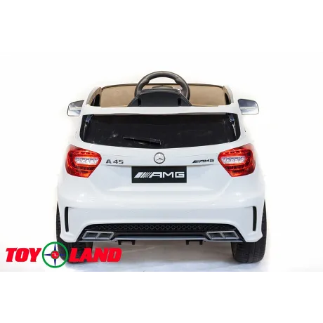 Электромобиль ToyLand Mercedes-Benz A45 белый - Фото 7