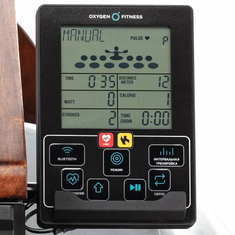 Гребной тренажер домашний OXYGEN FITNESS WOOD ROWER Q1 - Фото 17