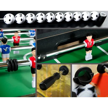 Настольный футбол (кикер) Weekend «Roma II» (140x76x87 см, цветной) - Фото 2