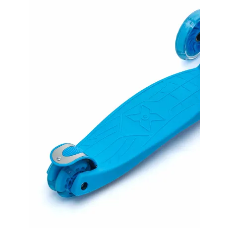 Самокат детский Atemi Super Rider колеса (118/80 мм), AKC02C, светодиоды перед, СИНИЙ - Фото 4