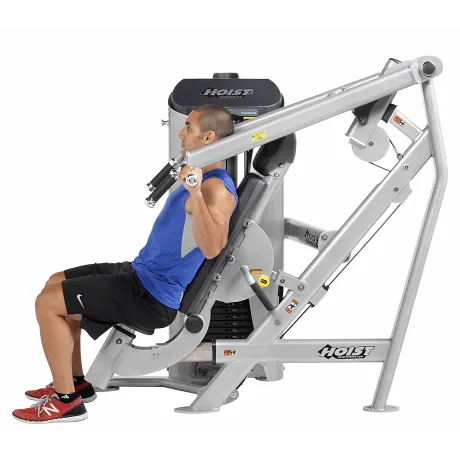 Мульти-жим от груди, Жим от плеч HOIST HD-3300 серебряный/черный - Фото 7