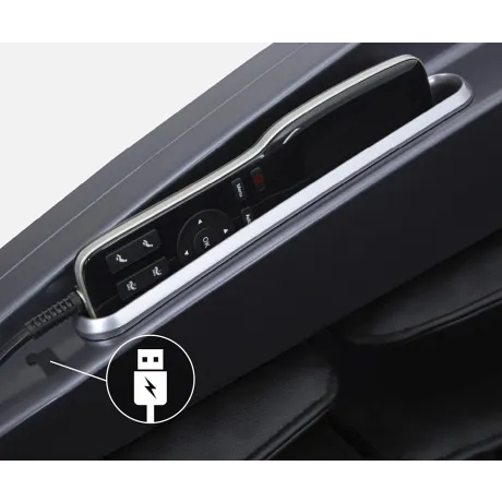 Массажное кресло Ergonova ErgoLine 4 Black Grey - Фото 14