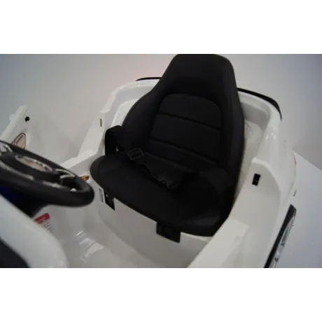 Электромобиль RiverToys Porsche Macan O005OO VIP (белый) - Фото 5