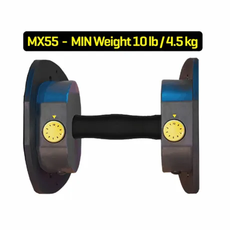 Гантели наборные MX Select MX-55, вес 4.5-24.9 кг, 2 шт без стойки - Фото 6