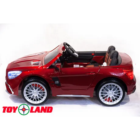 Электромобиль ToyLand Mercedes-Benz SL65 AMG красный - Фото 5