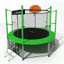 Батут i-Jump Basket 12ft green - Фото 5