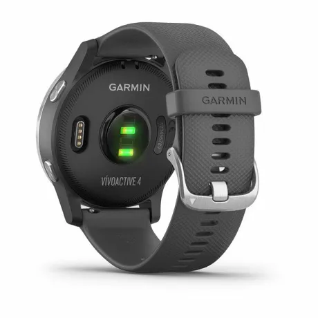 Смарт-часы с GPS Garmin VIVOACTIVE 4 серые с серебристым безелем - Фото 8