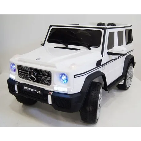 Электромобиль RiverToys Mercedes-Benz G65 AMG белый