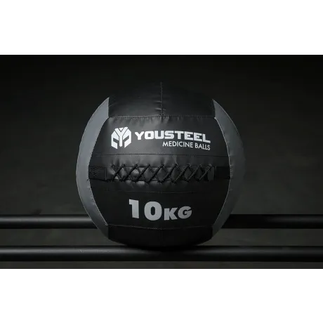 Медбол Yousteel 10 кг, со шнуровкой