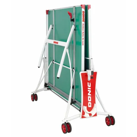 Всепогодный теннисный стол Donic Outdoor Roller De Luxe зеленый - Фото 3