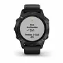 Часы Garmin FENIX 6 Pro черный с черным ремешком - Фото 5