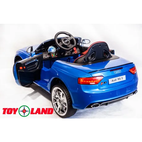 Электромобиль ToyLand Audi RS 5 синий - Фото 5