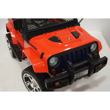 Электромобиль RiverToys JEEP T008TT (красный) - Фото 2