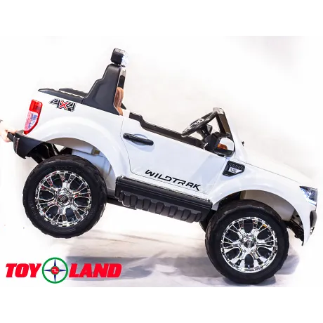 Электромобиль ToyLand Ford Ranger 2017 4x4 белый - Фото 9