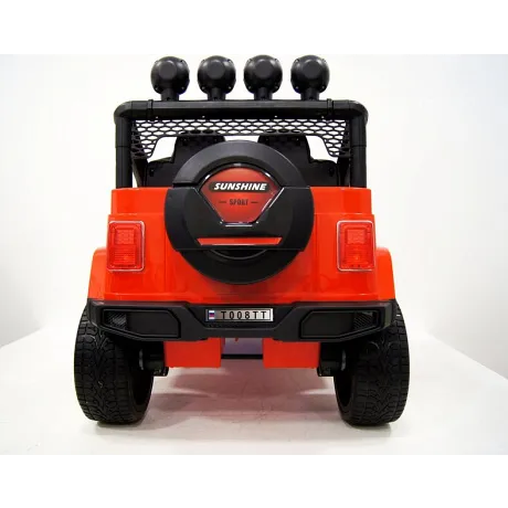 Электромобиль RiverToys JEEP T008TT (красный) - Фото 16