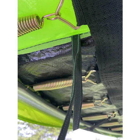 Батут FunFit 8 FT 252 см PRO зеленый - Фото 7