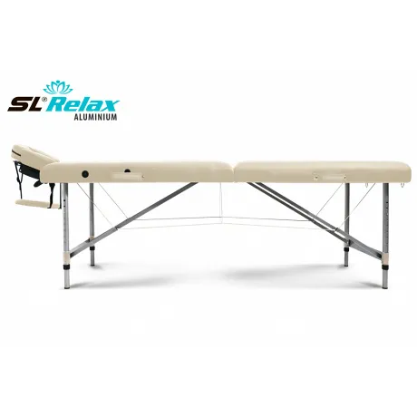 Массажный стол складной START LINE Aluminium (бежевый) - Фото 3