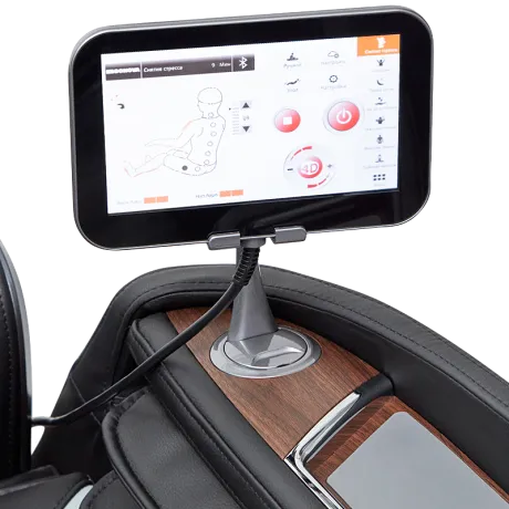 Массажное кресло Ergonova Chronos Silver Black - Фото 4